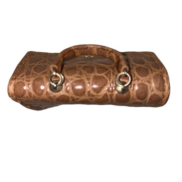 Vintage Roger Gimbel Accessories Pebbled Vegan Leather Mini Coin Purse Keychain - Picture 3 of 10